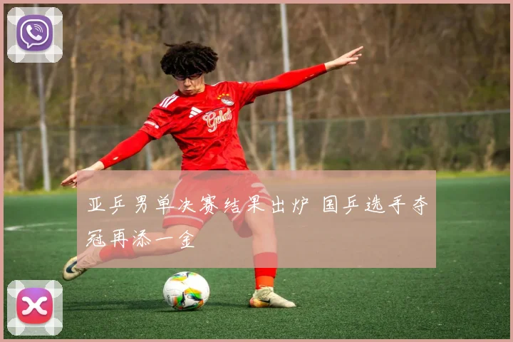 亚乒男单决赛结果出炉 国乒选手夺冠再添一金